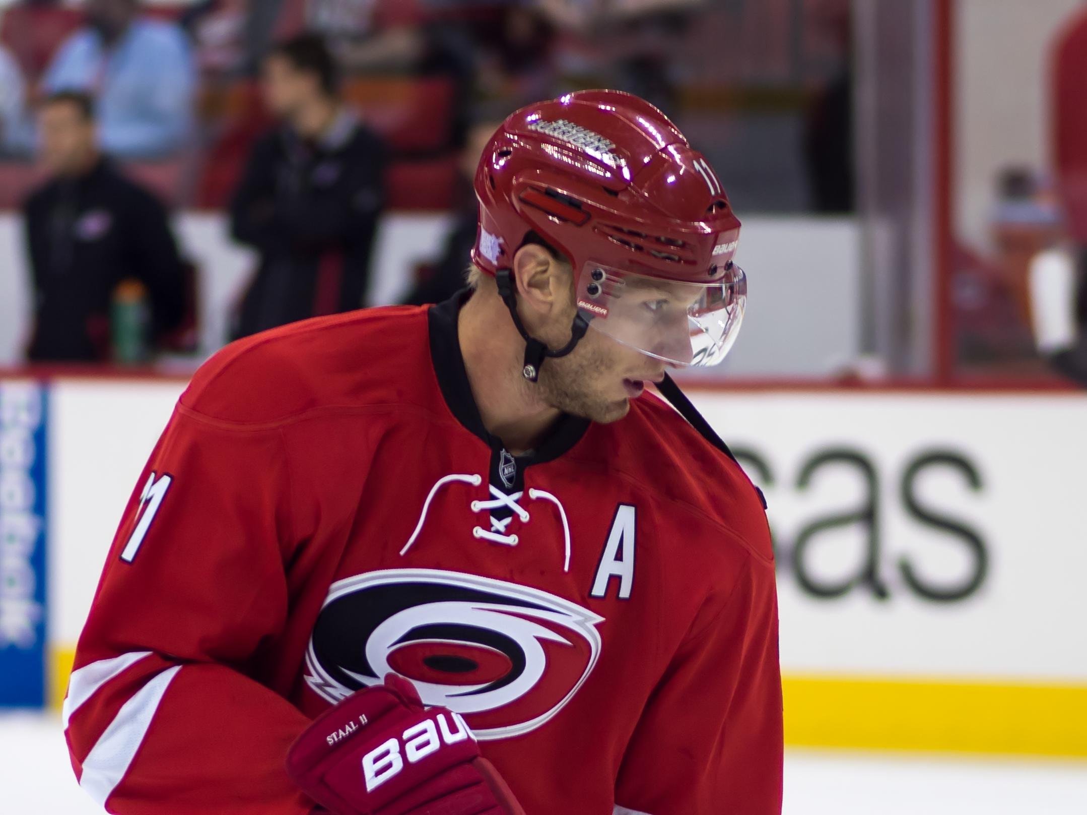 Jordan Staal, the Carolina Hurricanes captain whose diving goal won Game 4 of the Stanley Cup Final in Vegas