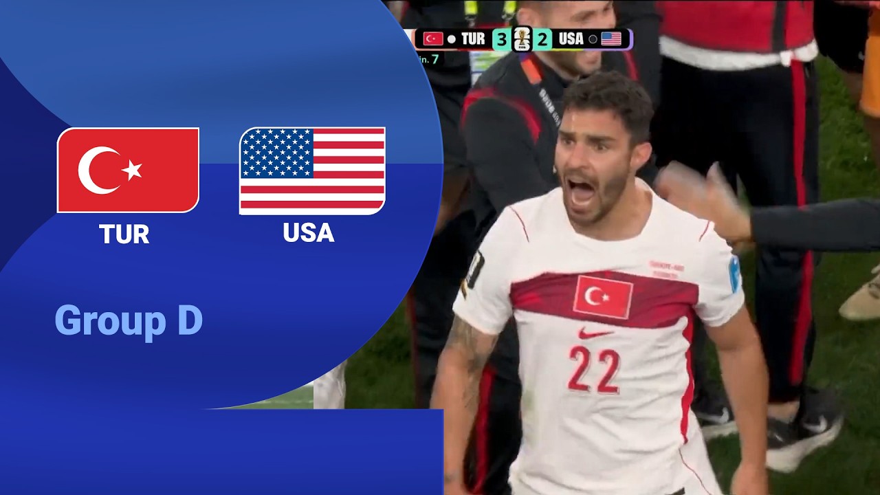 Kaan Ayhan celebrates Turkey's 98th-minute winner against the United States at the 2026 FIFA World Cup
