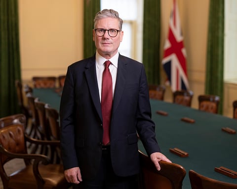 Official portrait of Sir Keir Starmer as Prime Minister of the United Kingdom, taken on 5 July 2024