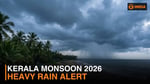 Heavy monsoon rain lashing Kerala as IMD issues flood and fishermen alerts across the state