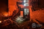 Aftermath of Russian strike on residential building in Kharkiv Oblast Ukraine June 9 2026