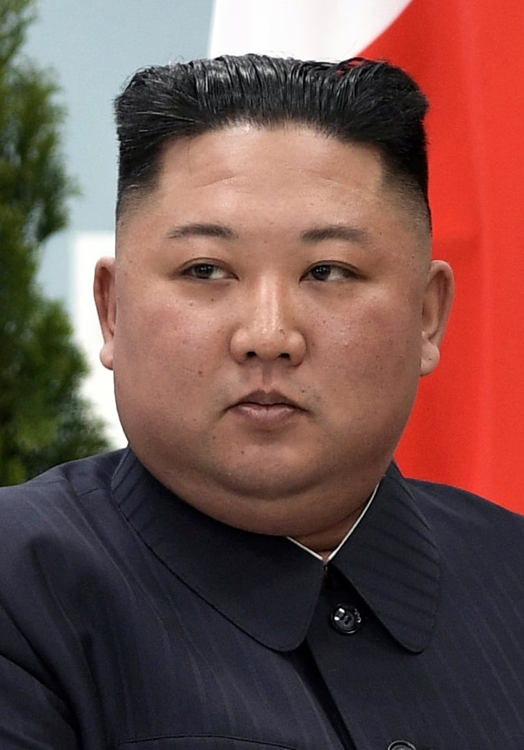 North Korean leader Kim Jong-un who commissioned the destroyer Choe Hyon as the first vessel of a planned 12-warship nuclear fleet