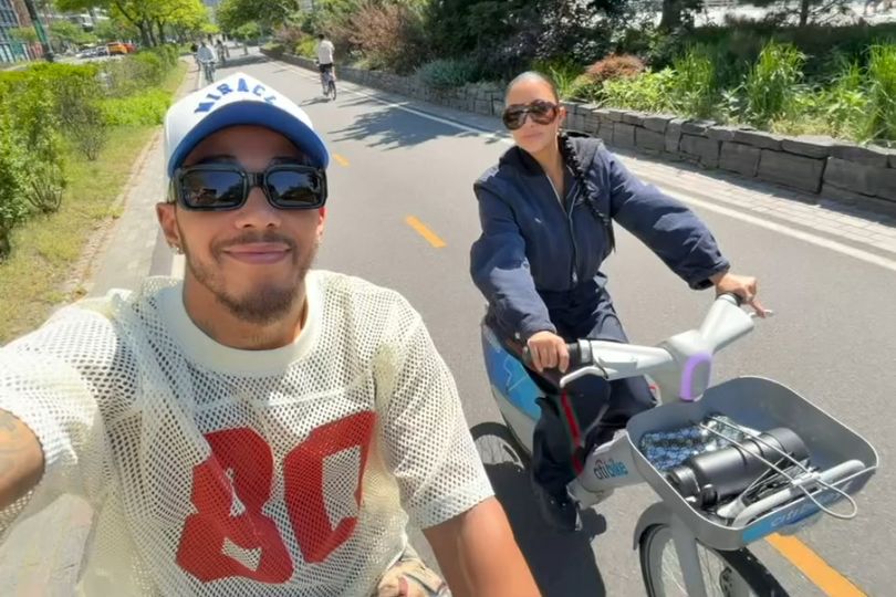 Kim Kardashian and Lewis Hamilton at the 2026 Monaco Grand Prix where the couple appeared together publicly