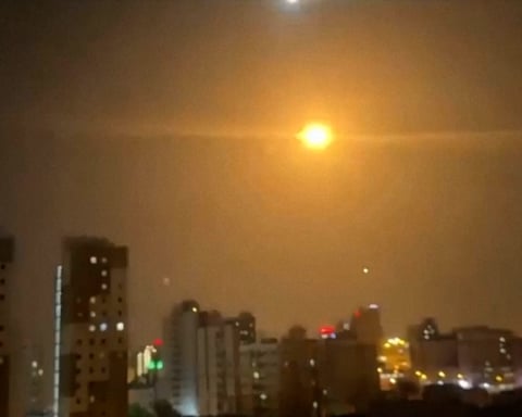 Kuwait air defense intercepts Iranian ballistic missiles over residential areas June 6 2026
