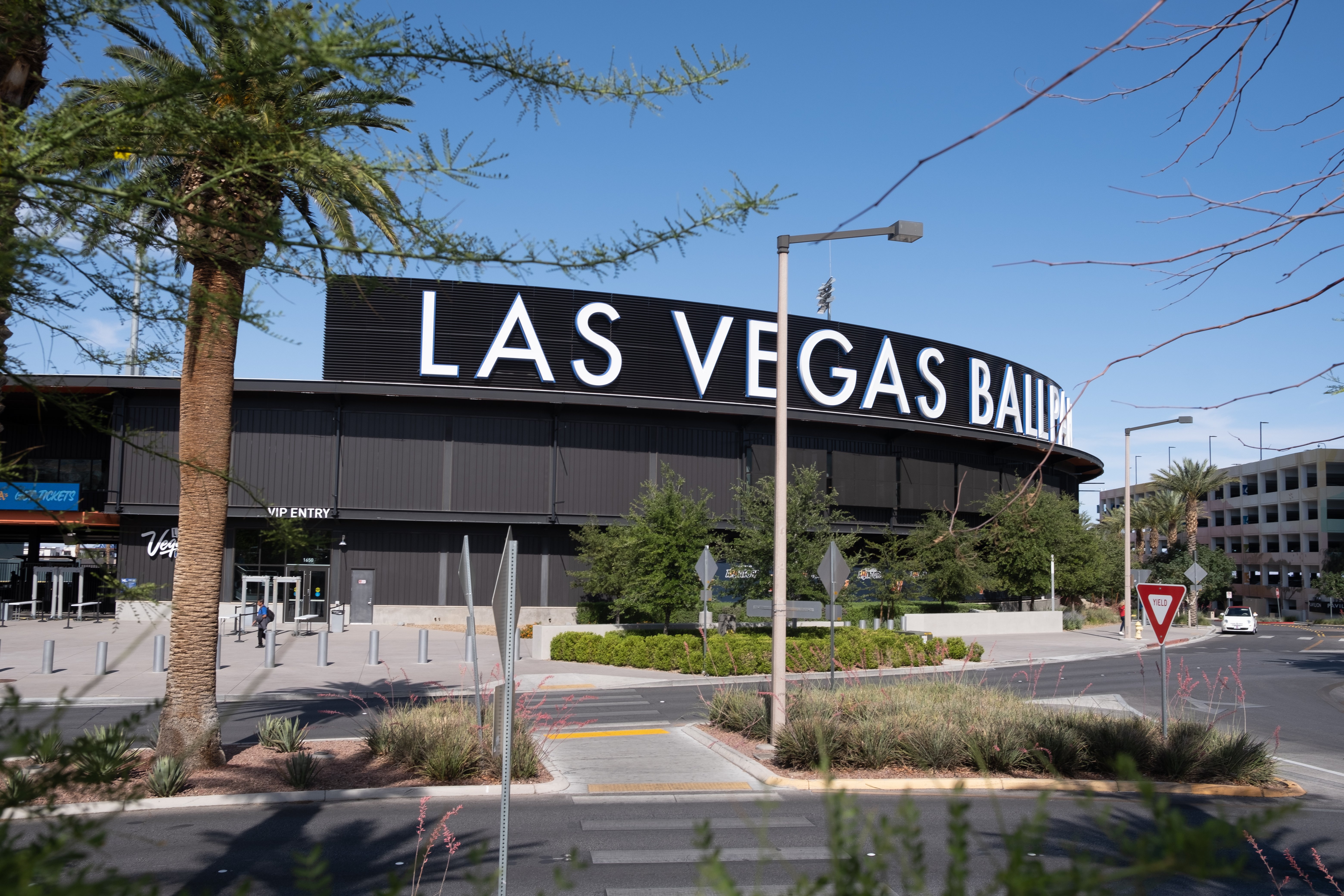 Las Vegas Ballpark, the Triple-A venue where the Athletics are playing home games