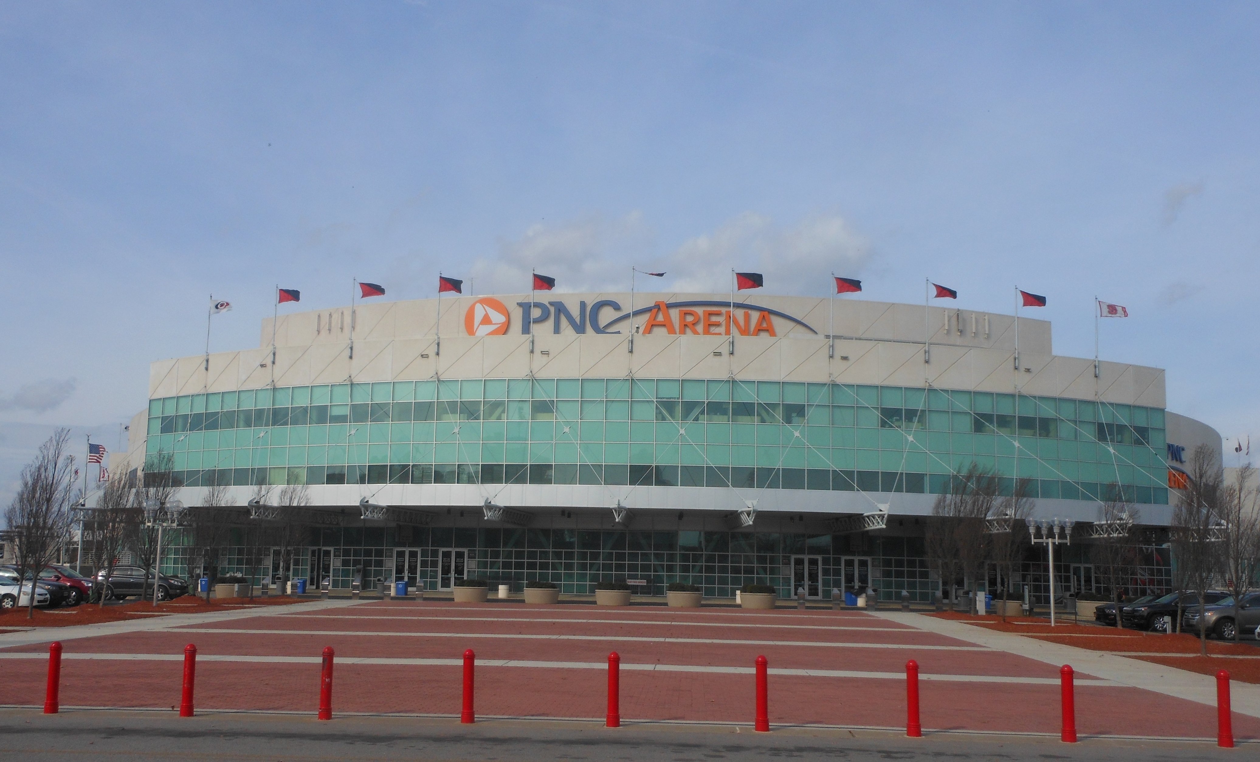 The Hurricanes' home arena in Raleigh, where Carolina beat Vegas 4-2 in Game 5 of the Stanley Cup Final