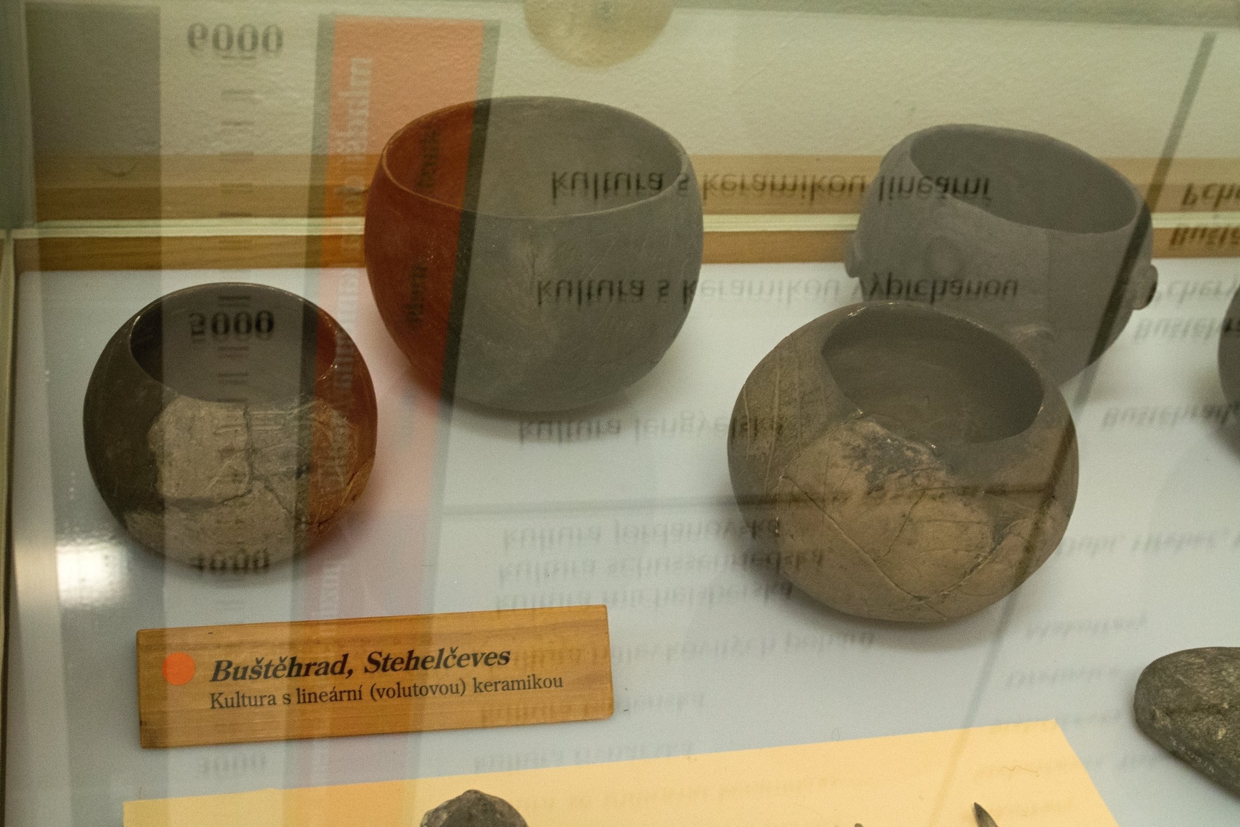 Neolithic Linear Pottery culture vessels, the farming culture that occupied the Vrable settlement in Slovakia