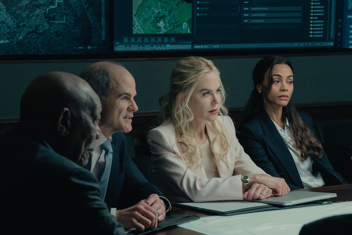 Zoe Saldana as Joe in Lioness Season 3, which premieres August 2 on Paramount+