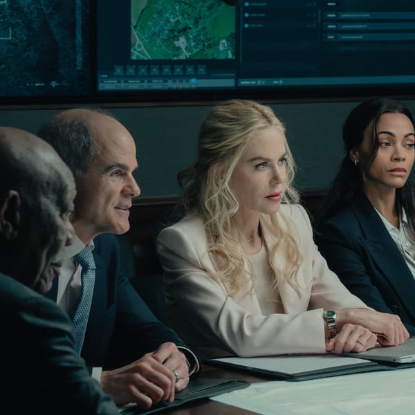Zoe Saldana as Joe in Lioness Season 3, which premieres August 2 on Paramount+
