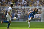 Marc Cucurella in action for Chelsea during the FA Cup semi-final at Wembley, April 2026