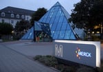 Merck KGaA headquarters building in Darmstadt Germany