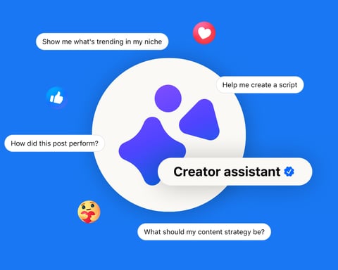 Meta Creator Assistant AI tool for Facebook creators header image