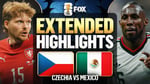 Mexico players celebrate their 3-0 win over Czech Republic to sweep Group A at the 2026 FIFA World Cup