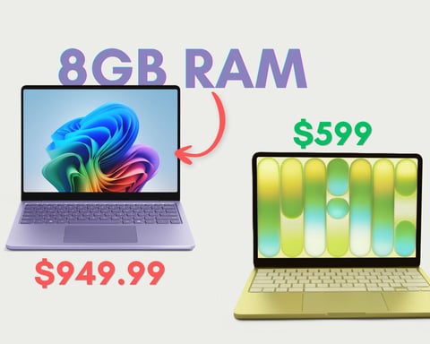 Microsoft Surface Laptop 13-inch and Surface Pro 12-inch with new 8GB RAM configurations launched in 2026