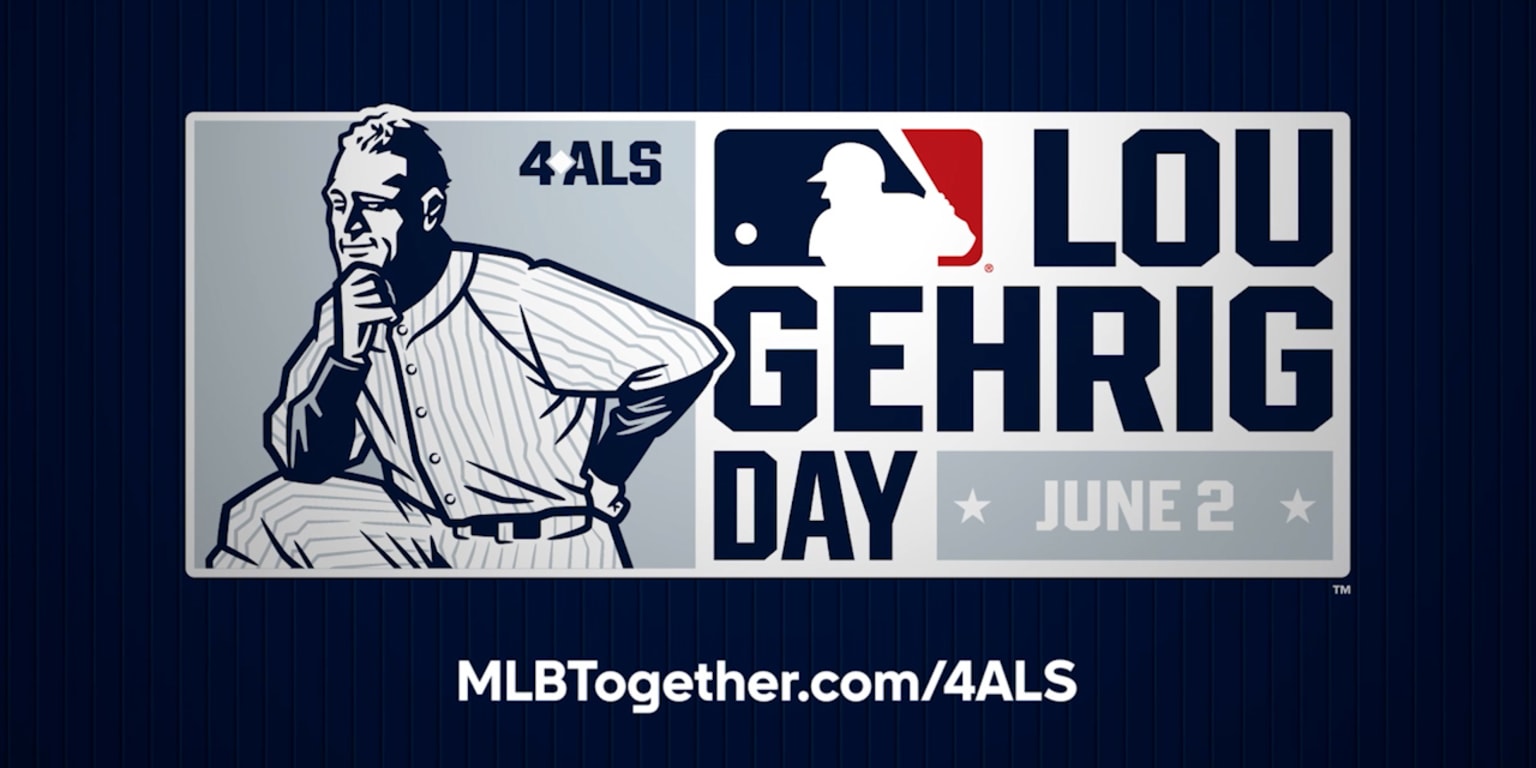 MLB Lou Gehrig Day 2026 uniform patches and ALS awareness ceremony