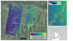 NASA SWOT satellite data showing monsoon flooding in the Bay of Bengal region