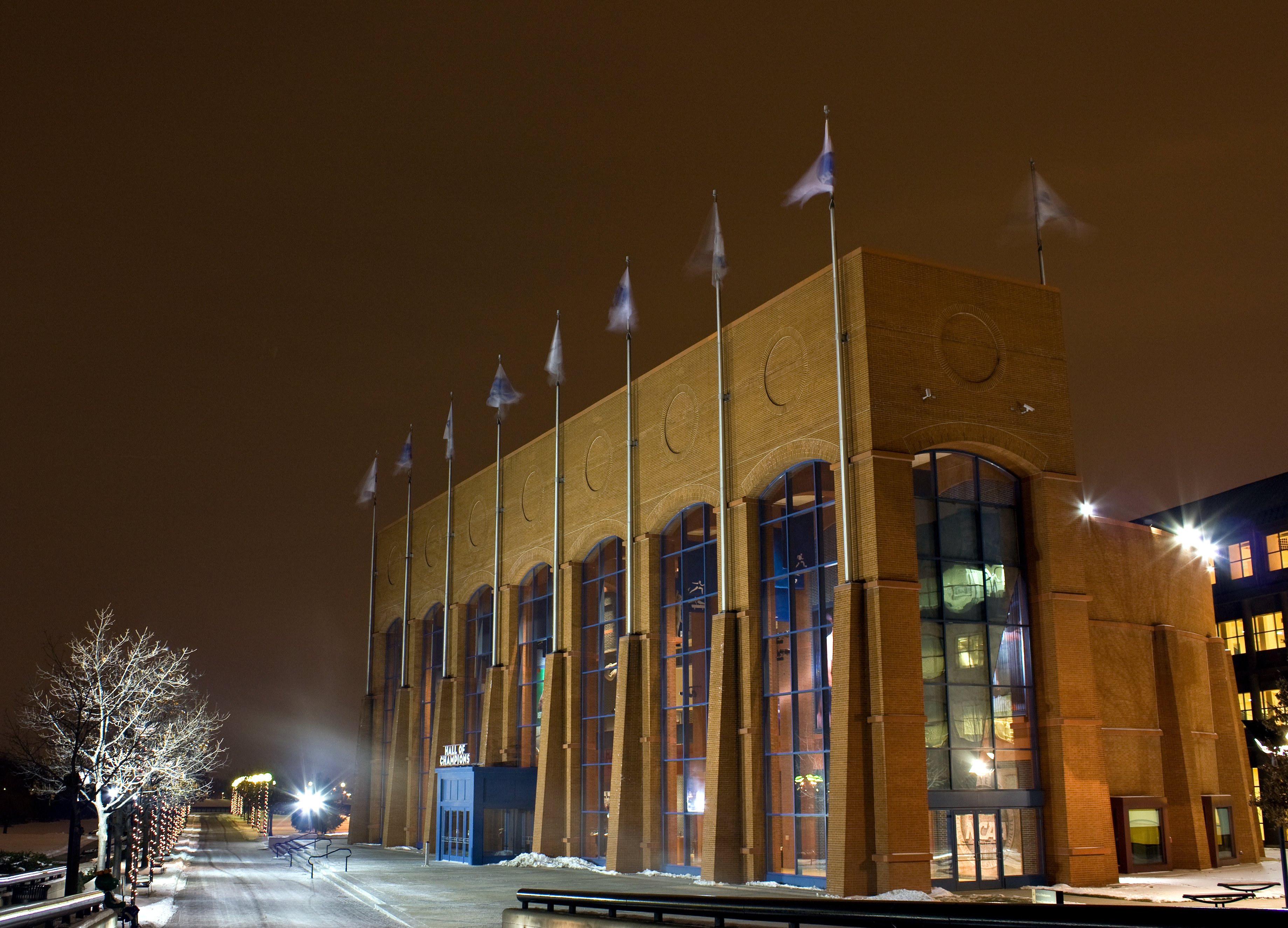 NCAA headquarters in Indianapolis, where the association is appealing the injunction restoring Brendan Sorsby's eligibility