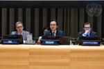 Ambassador Do Hung Viet of Vietnam chairs the 11th NPT Review Conference at the United Nations, New York, 2026