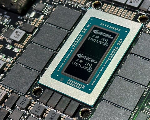 An Nvidia Grace Blackwell AI superchip, the kind Taiwan may further restrict from export to China