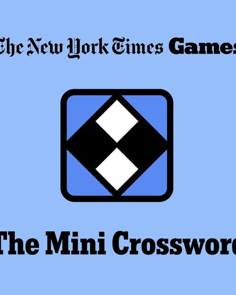 NYT Mini Crossword June 26, 2026 puzzle on a smartphone