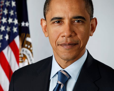 Barack Obama, co-executive producer of HBO's Life Larry and the Pursuit of Unhappiness through Higher Ground Productions