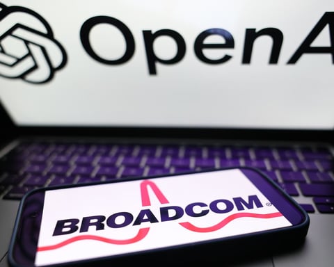 OpenAI and Broadcom officials at the Jalapeño AI inference chip announcement, June 2026