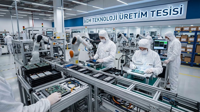 OPPO smartphones assembled at AGM Teknoloji factory in Tuzla Istanbul Turkey