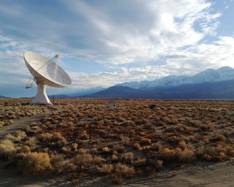 The 40-meter radio telescope at Caltech's Owens Valley Radio Observatory