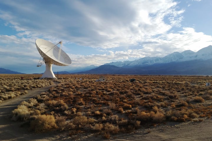 The 40-meter radio telescope at Caltech's Owens Valley Radio Observatory