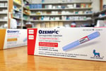 An Ozempic injection pen, a GLP-1 drug linked in a study to lower breast cancer risk