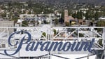 The Paramount sign in Los Angeles