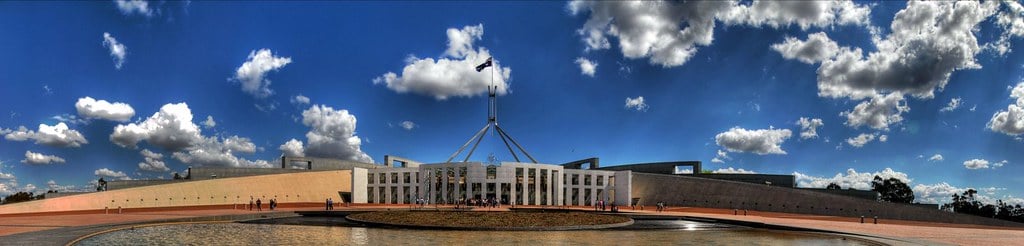 Parliament House in Canberra, where a Senate committee is examining Australia's capital gains tax changes