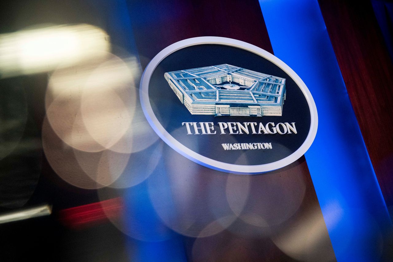 The Pentagon briefing room in Arlington, Virginia — DIA raises Israel counterintelligence threat to critical level