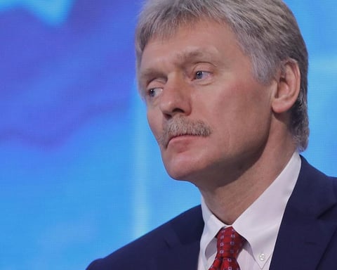 Kremlin spokesman Dmitry Peskov speaking at press briefing on Ukraine mediation June 2026
