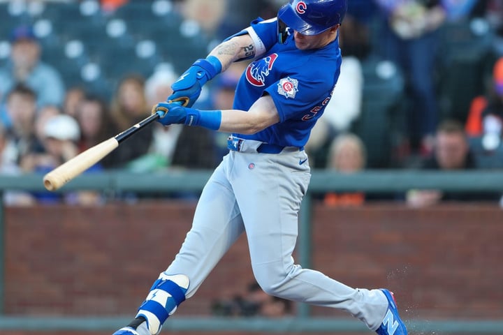 Pete Crow-Armstrong hits leadoff home run on first pitch against the San Francisco Giants at Oracle Park