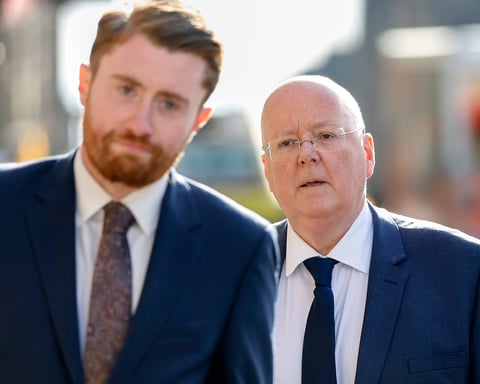 Peter Murrell arrives at Edinburgh High Court on May 25 2026 to plead guilty to SNP embezzlement charges