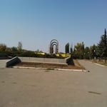 A war memorial on the southern edge of Pokrovsk, the Donetsk region town at the center of Russia's offensive