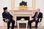 Indonesian President Prabowo Subianto meets Russian President Vladimir Putin at the Grand Kremlin Palace in Moscow, April 13, 2026