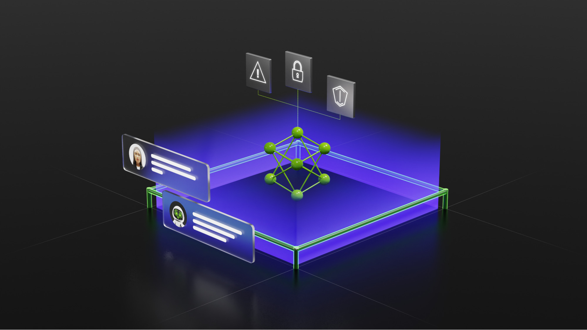 Visual representation of a prompt injection attack chain targeting AI coding agents through GitHub repositories, configuration files and pull request comments