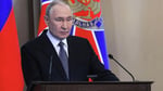 Russian President Vladimir Putin chairs a security meeting at the Kremlin in 2026