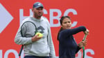 Emma Raducanu and coach Andrew Richardson at Queen's Club Championships 2026