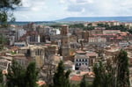 Panoramic view of Tudela, Navarre, Spain, home of CD Tudelano football club