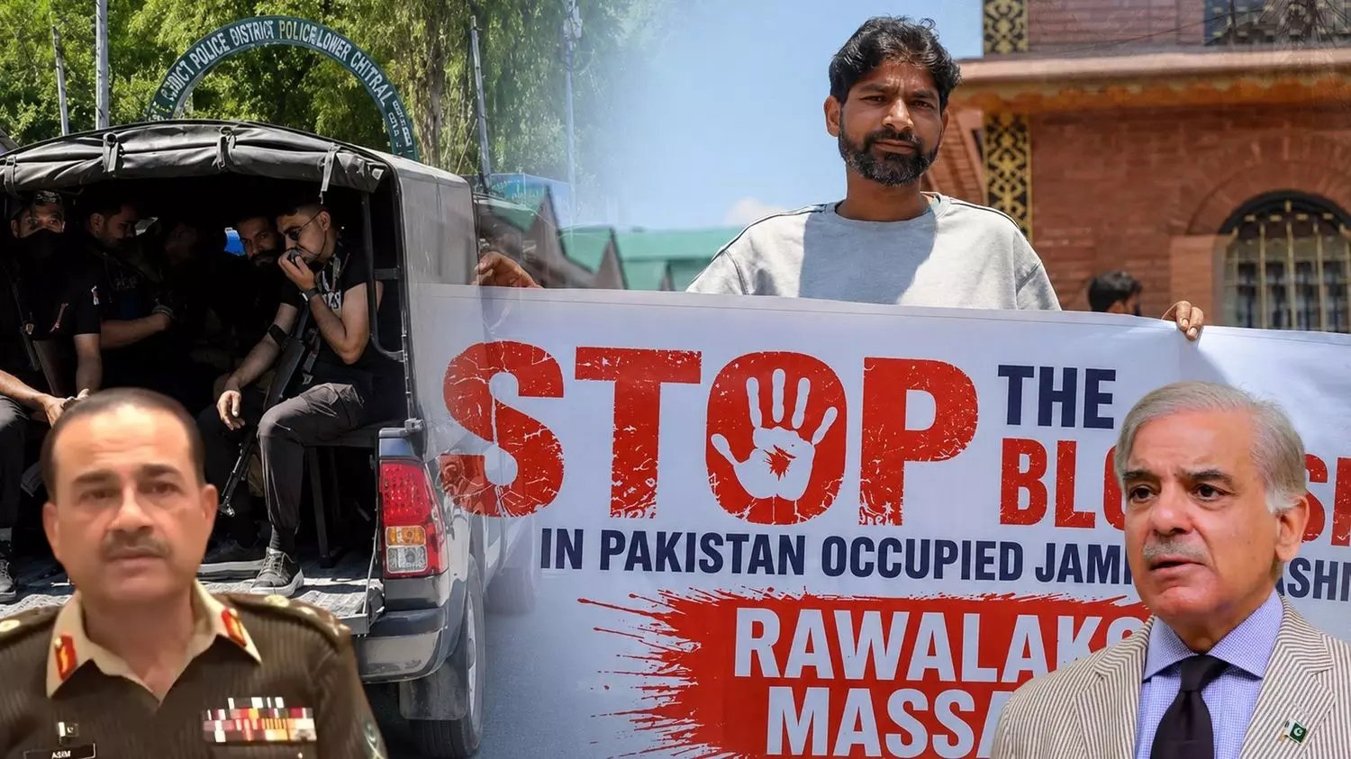 Protesters gather in Rawalakot, Pakistan-occupied Kashmir, demanding justice after security force crackdown
