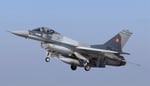 Romanian F-16 fighter jet used by NATO Baltic Air Policing mission that shot down a Ukrainian drone over Estonia