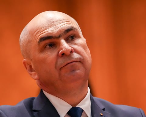 Romanian parliament session during no-confidence vote against PM Ilie Bolojan in Bucharest May 2026