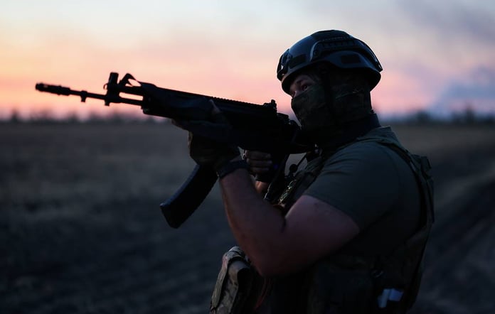 Russian military advance across the Donetsk People's Republic toward Pokrovsk