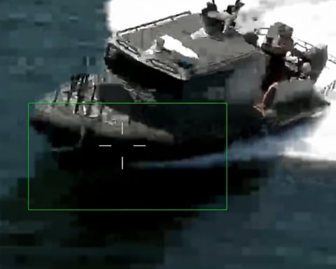 Russian Geran-2 drone targets Ukrainian patrol boat in Black Sea off Odesa coast June 2026