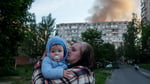 Russia overnight missile and drone strike hits residential building in Kyiv Ukraine June 2 2026