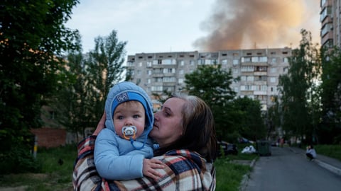 Russia overnight missile and drone strike hits residential building in Kyiv Ukraine June 2 2026