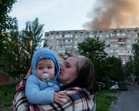 Russia overnight missile and drone strike hits residential building in Kyiv Ukraine June 2 2026